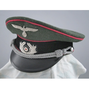 WEHRMACHT HEER VISOR CAP PINK PIPING